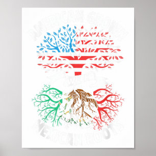 Poster Americano cresceu com raízes mexicanas México EUA