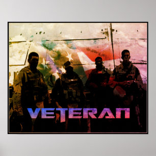 Poster americano do veterano