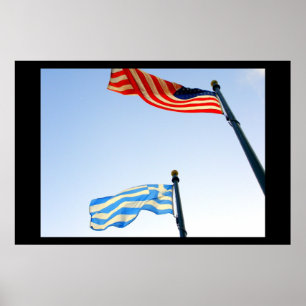 Póster Americano grego
