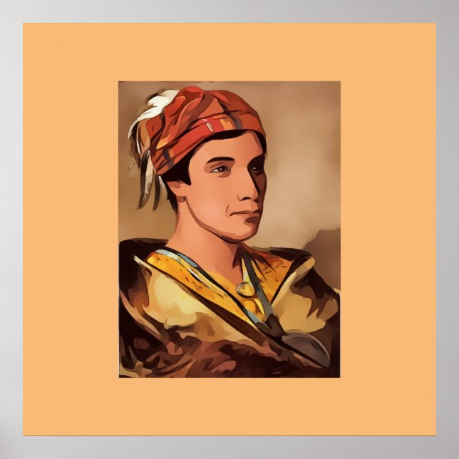 Poster Americano Nativo (Frente)