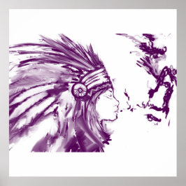 Poster Americano Nativo