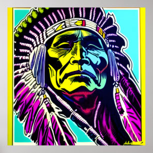 POSTER AMERICANO NATIVO ORGULHOSO