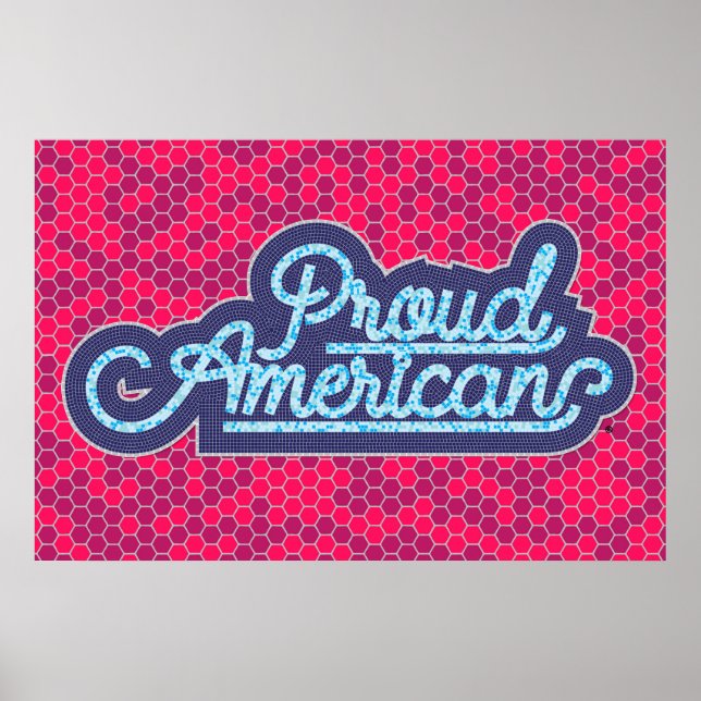 Poster Americano Orgulhoso (Frente)