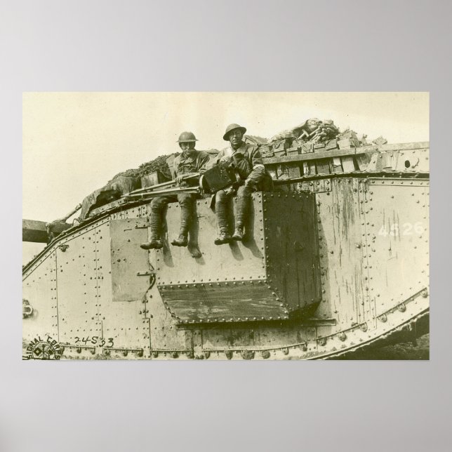 Póster Americanos em uma Marca I (Frente)