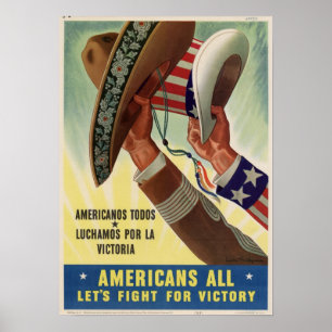 Póster Americanos todos!
