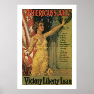 Poster Americanos todos