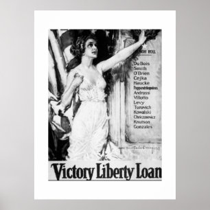 Póster Americanos Todos! Empréstimo de Liberdade de Vitór