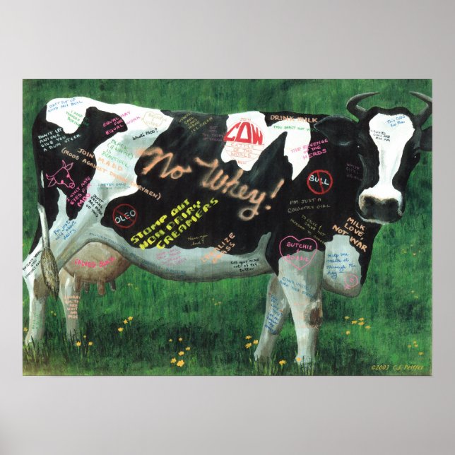 Póster 'AmeriCOW GrafiteS (Frente)