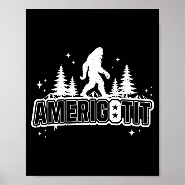 Poster Amerigotit Meme Engraçado T 2025  (Frente)