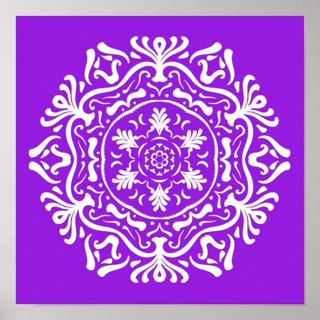 Póster Ametyst Mandala (Frente)
