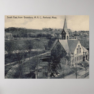 Poster Amherst MÃE, Massachusetts, c1910