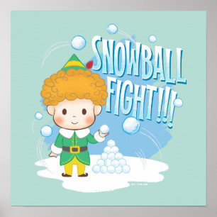 Poster Amigo, a Luta do Elf Snowball!