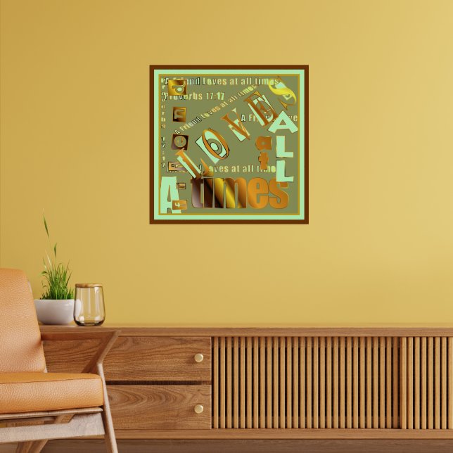 Póster Amigo Adora O Tempo Todo (Sala de Estar 2)