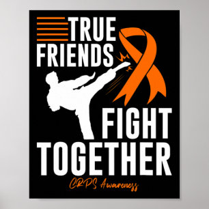 Poster Amigo De Consciência Do Crps Suporta Artes Marciai