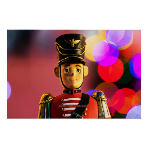 Póster Amigo soldadinho de brinquedo clássico de Natal do