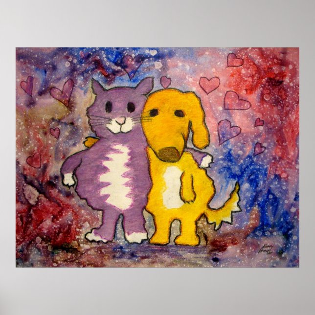 Póster Amigos (Frente)