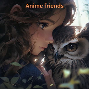 Póster Amigos animados