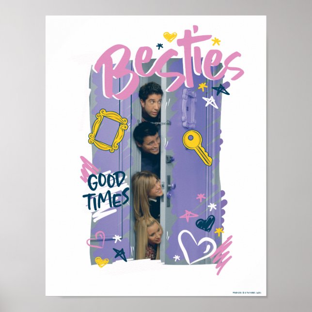 Poster AMIGOS™ | Besties (Frente)