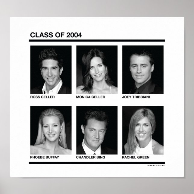 Poster AMIGOS™ | Classe de 2004 (Frente)
