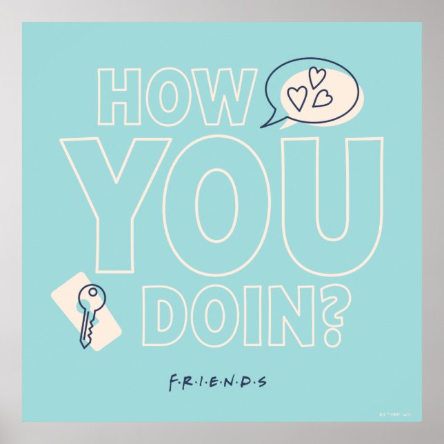 Poster AMIGOS™ | Como Você Está? (Frente)