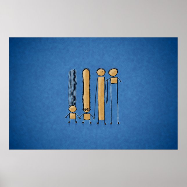 Póster Amigos (Cor 2) (Frente)