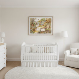 Poster Amigos da Floresta de Caracteres Favoritos do Beat