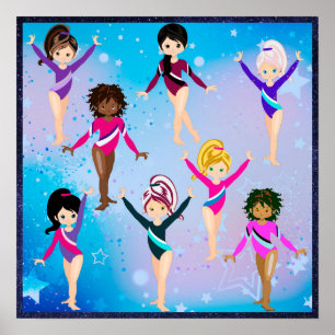 Poster Amigos da ginástica: Este Gymnast Se Parece Com N