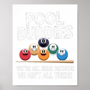 Poster Amigos Da Piscina Engraçados Aqui Porque Nâo Todos