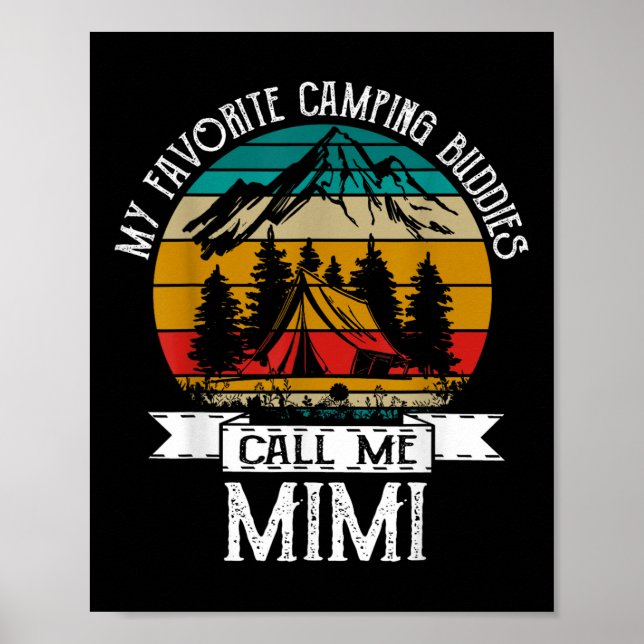 Poster Amigos de Acampamento Me Chamam de Camping Mimi Ac (Frente)