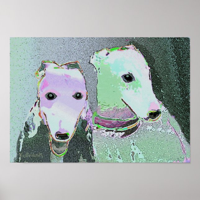 poster "Amigos de cor diferente" (Frente)