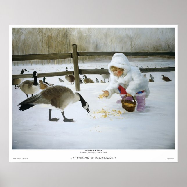 Poster Amigos de Inverno (Frente)