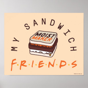 Poster AMIGOS™ Meu sanduíche