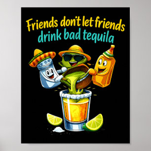Poster Amigos não deixam amigos beber piada ruim 