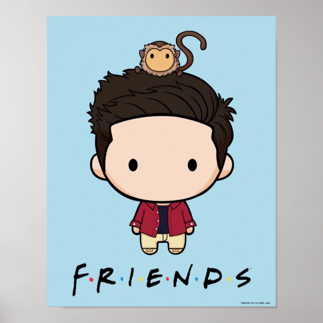 Poster AMIGOS™ | Ross Chibi (Frente)