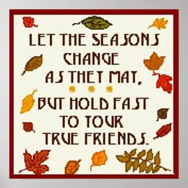 Póster Amigos Verdadeiros (Frente)