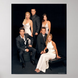 Poster AMIGOS™ Visto Formal Preto e Branco