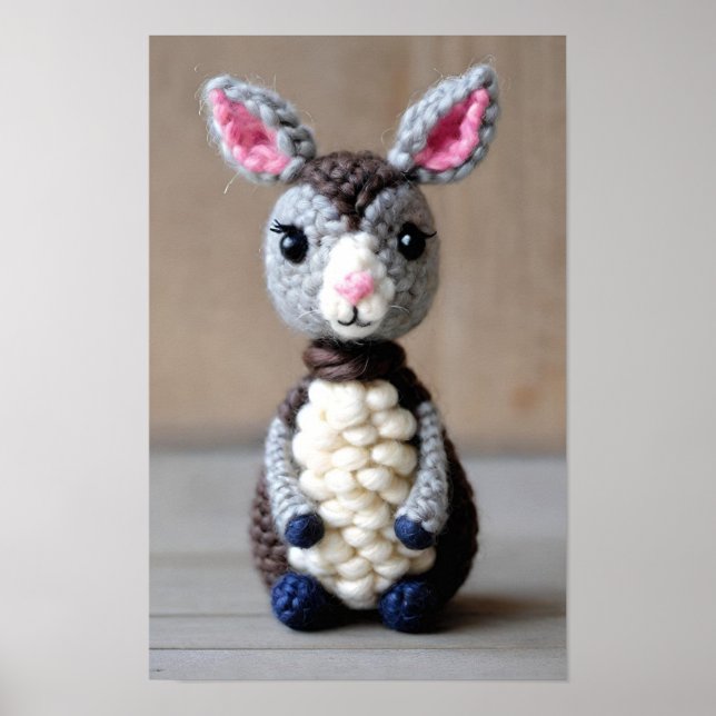 Poster Amigurumi Bonito (Frente)