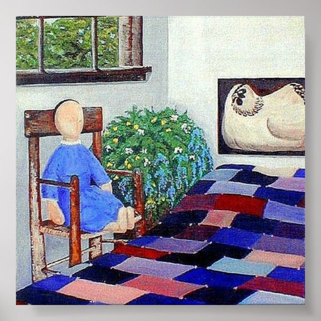 Póster Amish Doll n' Patchwork Quilt (Frente)