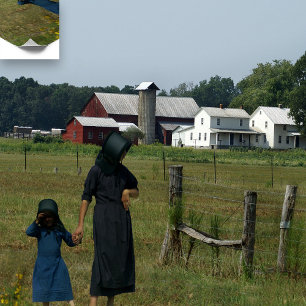 Poster Amish Fazenda Life