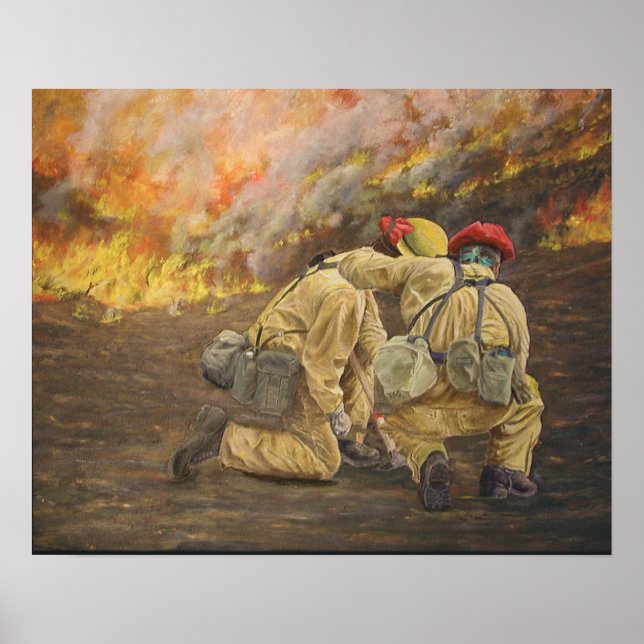 Póster Amizade Fireline (Frente)