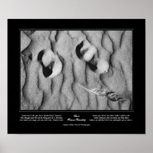 Póster Amizade para sempre, Canvas temporária, arte fina