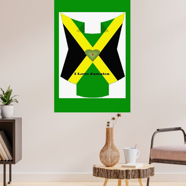 Poster Amo a Jamaica Ter um belo dia e uma noite melhor (Sala de Estar 3)