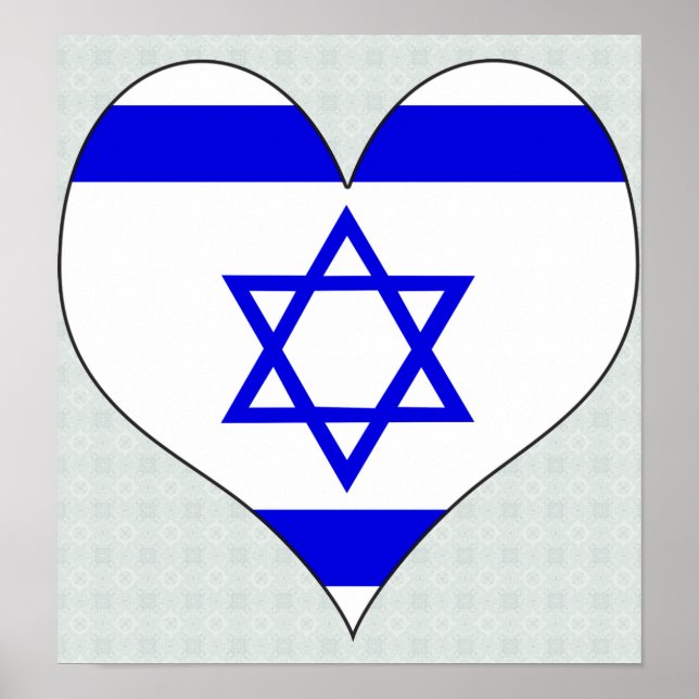 Póster Amo Israel (Frente)