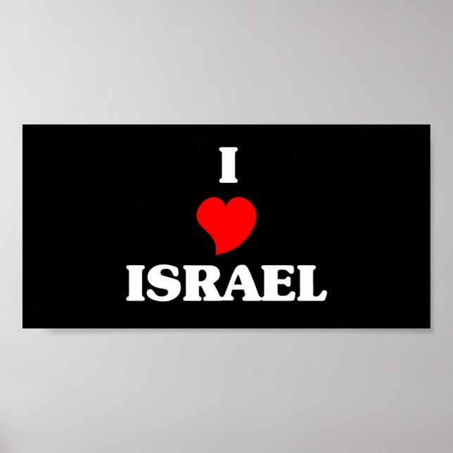 Póster Amo Israel (Frente)