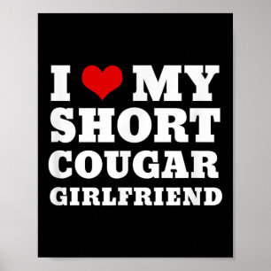 Poster Amo Meu Namorada de Caçador Curto Eu Corto Meu Caç