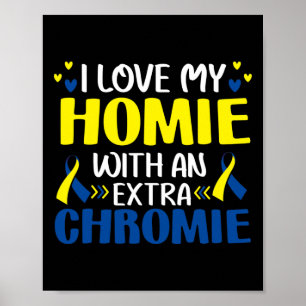 Poster Amo meu parceiro com um Gif extra de Cromia Trisom