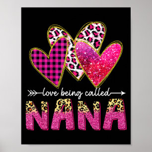 Poster Amo ser chamada de nana avó dia das mães