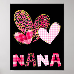 Poster Amo ser chamada nana vó valentine dia das mães