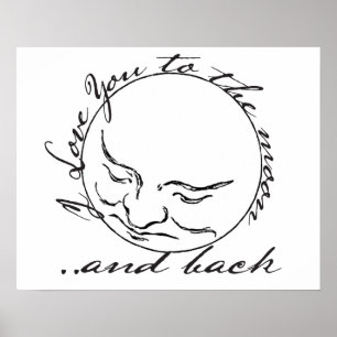 Poster Amo-te à Lua e Volta