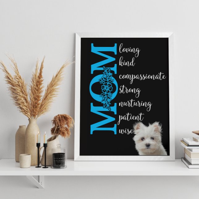 Poster Amo-te, mãe.do seu Terrier maltês (Criador carregado)